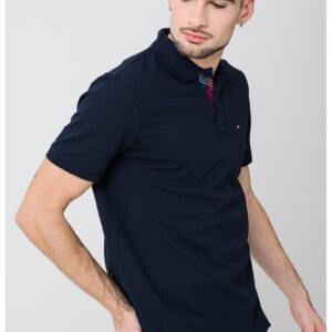 Tricou polo din amestec de bumbac organic - Albastru ultramarin