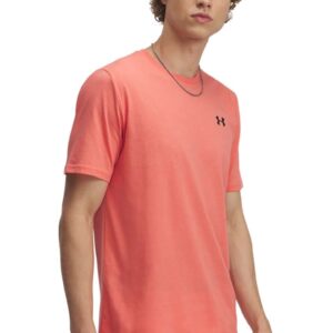 Tricou cu decolteu la baza gatului Lockup - Roz somon
