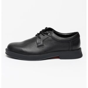 Pantofi din piele Lenner - Negru