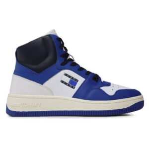 Pantofi sport pentru Barbati - tj mid cut basket - EM0EM01164-C66 - Albastru - Albastru
