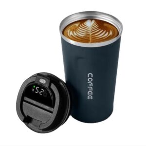 Cana Termica, SINBINTA, 500ml, Otel inoxidabil, Rezistent la rugina si la scurgeri, Display led afisare temperatura