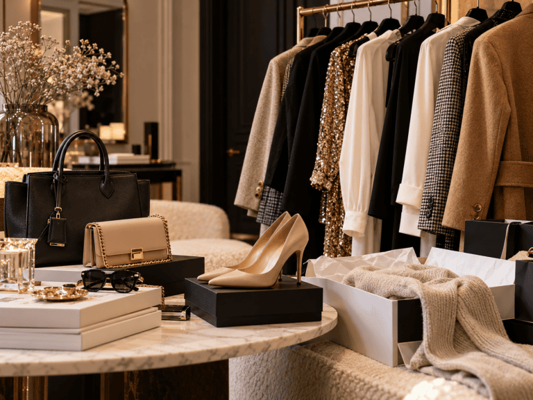 Luxe Boutique Wardrobe Still Life