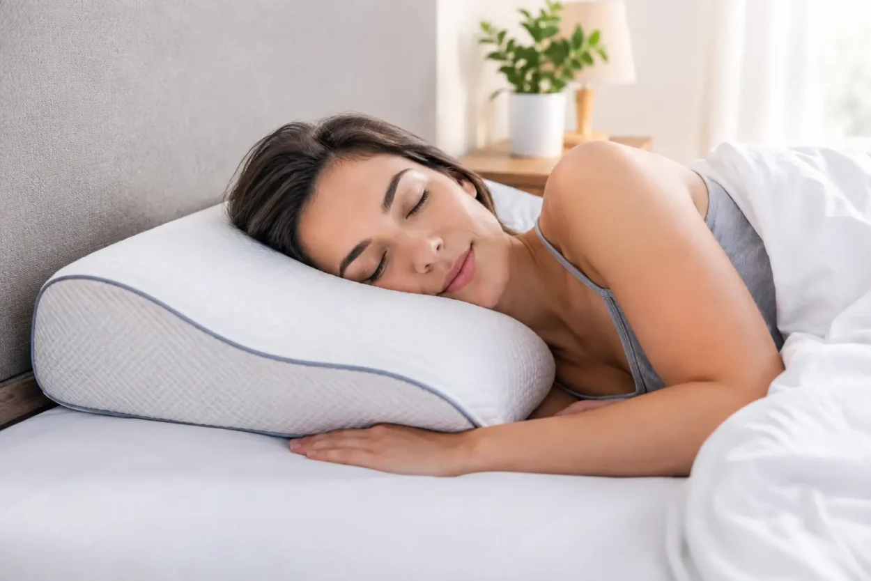 Review pernă ergonomică pentru dormit lateral